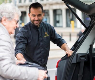 Waltham Cross Taxis vehicle waiting at Heathrow Airport for airport transfer pickup – reliable 24/7 service from EN8/EN9