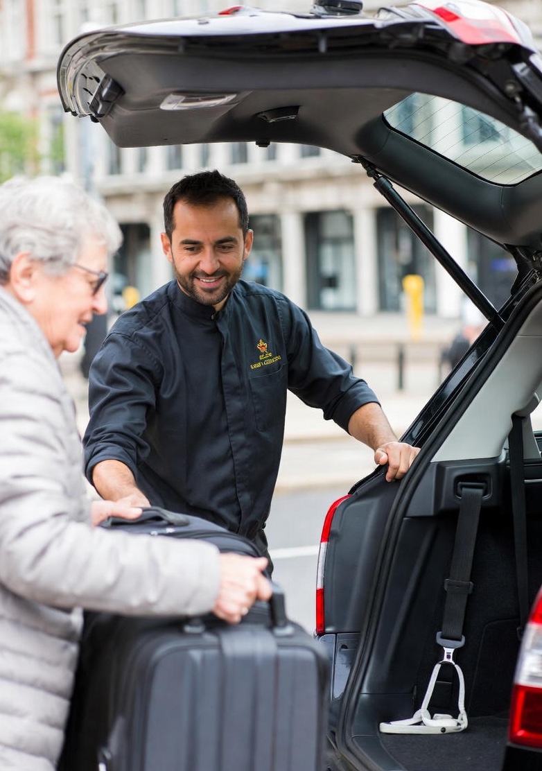 Waltham Cross Taxis vehicle waiting at Heathrow Airport for airport transfer pickup – reliable 24/7 service from EN8/EN9